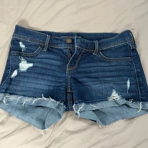 Dark Wash Hollister Jean Shorts